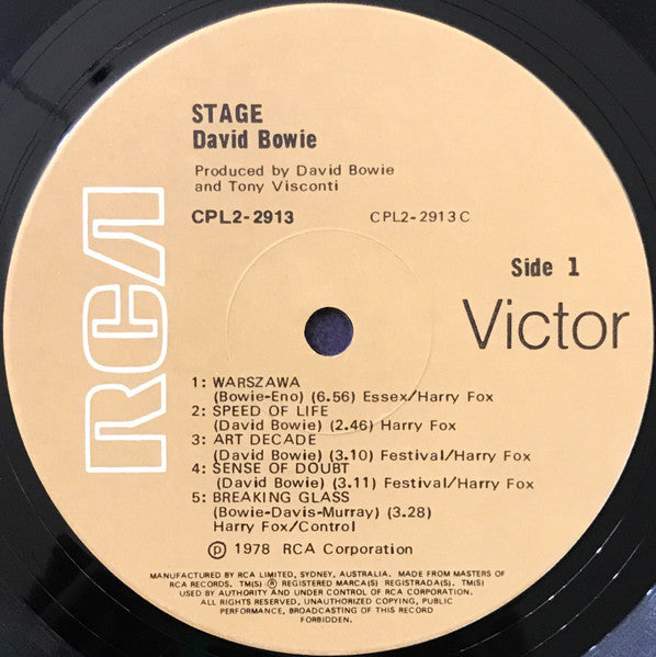 David Bowie – Stage (2xLP) LP vinyl record, image 5 of 6