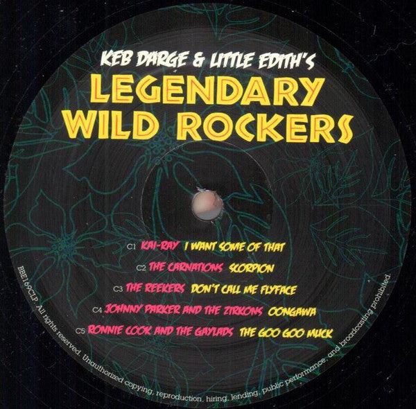 Keb Darge, Little Edith – Keb Darge & Little Edith's Legendary Wild Rockers (2xLP) LP vinyl record, image 6 of 7