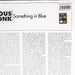 Thelonious Monk – Something In Blue LP vinyl record, image 5 of 5