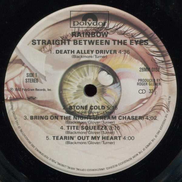Rainbow – Straight Between The Eyes LP vinyl record, image 5 of 10
