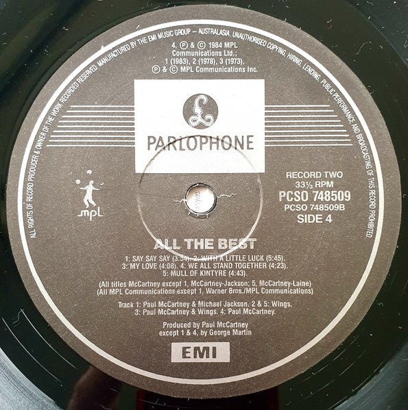 Paul McCartney – All The Best! (2xLP) LP vinyl record, image 8 of 10