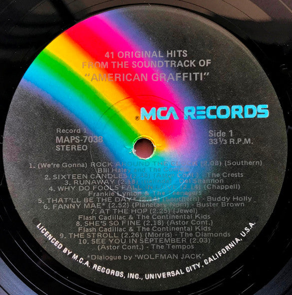 Various – 41 Original Hits From The Sound Track Of American Graffiti (2xLP) LP vinyl record, image 4 of 7