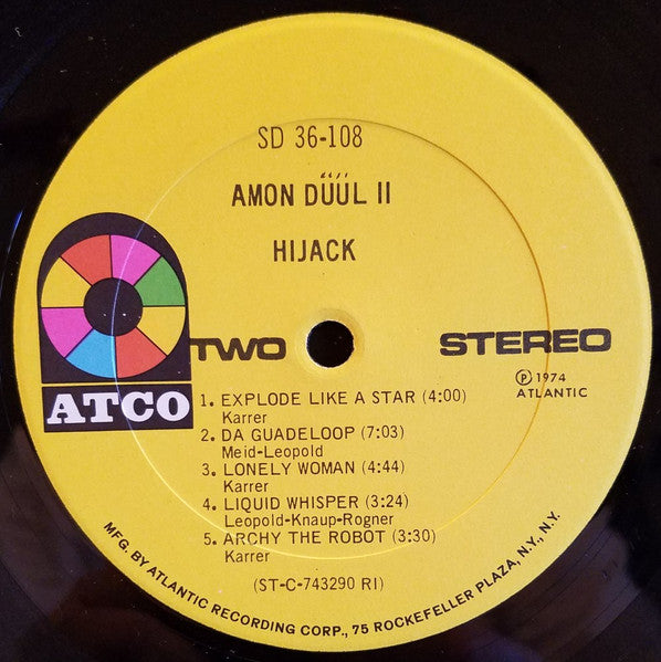 Amon Düül II – Hijack LP vinyl record, image 4 of 6