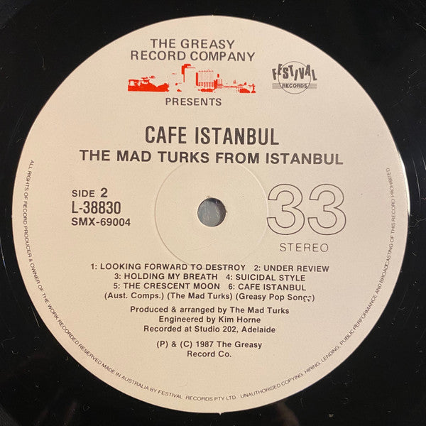 The Mad Turks From Istanbul – Cafe Istanbul LP vinyl record, image 4 of 6