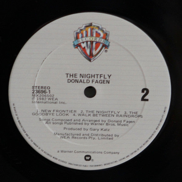 Donald Fagen – The Nightfly LP vinyl record, image 6 of 7