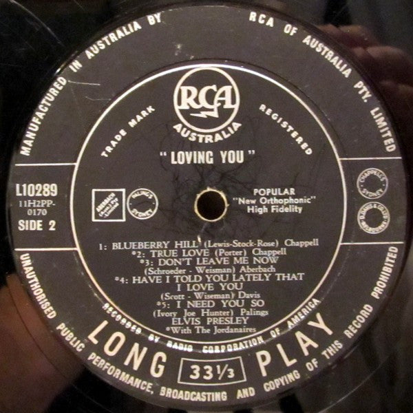 Elvis Presley – Loving You LP vinyl record, image 4 of 4