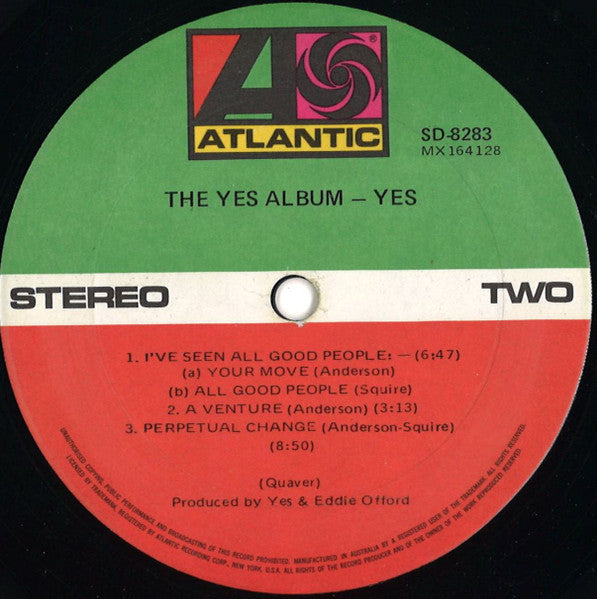 Yes – The Yes Album LP vinyl record, image 4 of 4