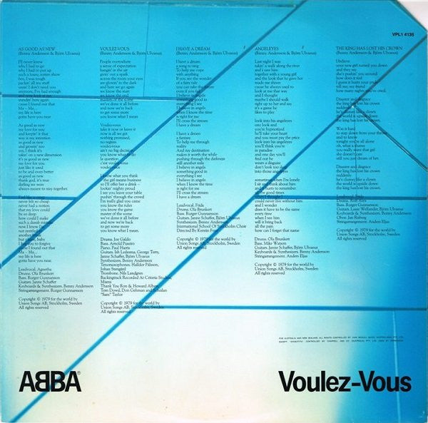ABBA – Voulez-Vous LP vinyl record, image 5 of 6