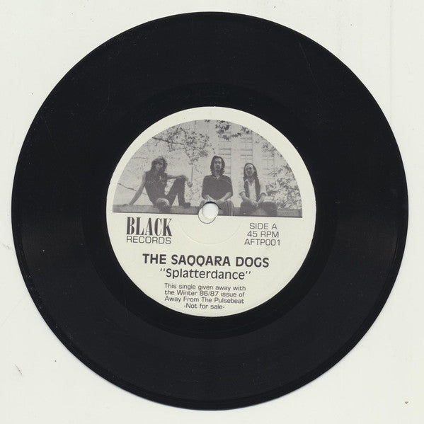 Saqqara Dogs, The Celibate Rifles – Splatterdance / Merry Xmas Blues 7" vinyl record, image 2 of 3