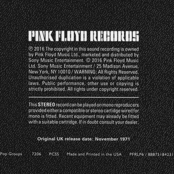 Pink Floyd – Meddle LP vinyl record, image 7 of 9