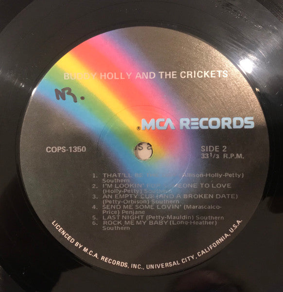 Buddy Holly, The Crickets – Buddy Holly And The Crickets LP vinyl record, image 3 of 4