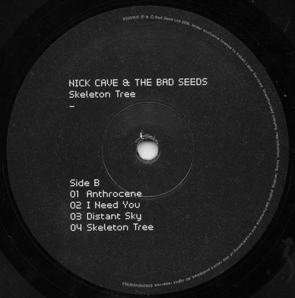Nick Cave & The Bad Seeds – Skeleton Tree LP vinyl record, image 4 of 8