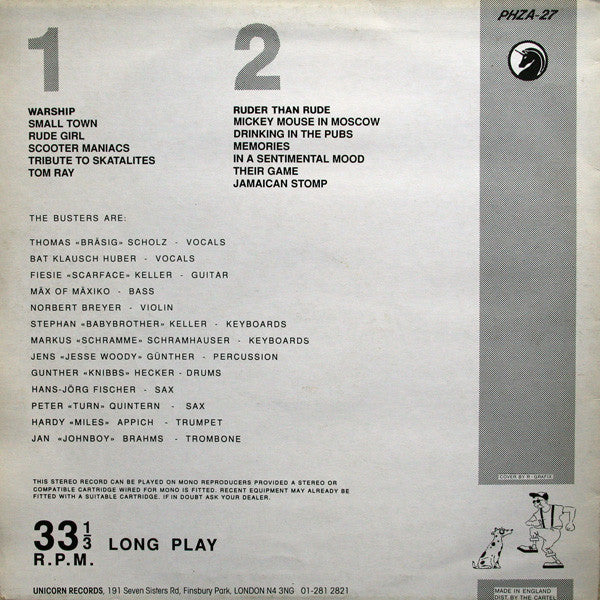 The Busters – Ruder Than Rude LP vinyl record, image 2 of 6