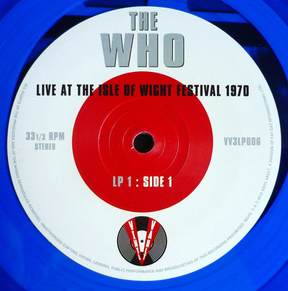 The Who – Live At The Isle Of Wight Festival 1970 (3xLP) LP vinyl record, image 6 of 10