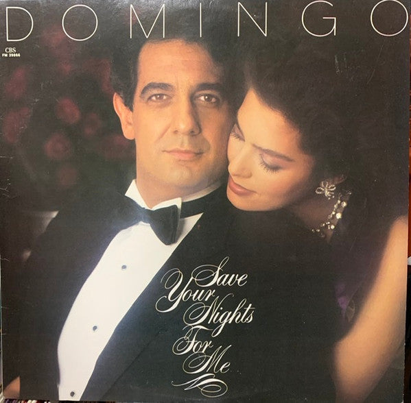 Placido Domingo – Save Your Nights For Me LP vinyl record, image 1 of 2