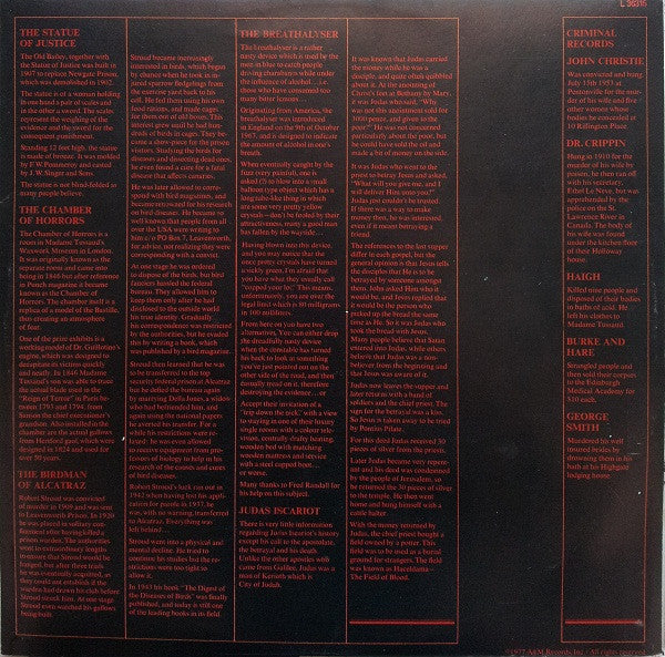 Rick Wakeman – Rick Wakeman's Criminal Record LP vinyl record, image 3 of 6