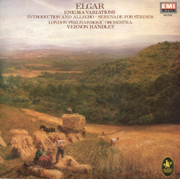 Sir Edward Elgar, London Philharmonic Orchestra, Vernon Handley – Enigma Variations / Introduction & Allegro For Strings / Serenade For Strings
