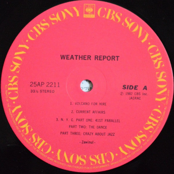 Weather Report – Weather Report LP vinyl record, image 3 of 9