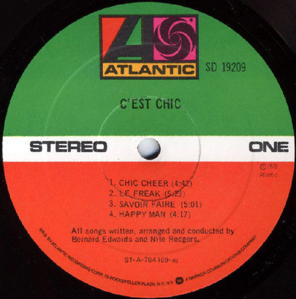 Chic – C'est Chic LP vinyl record, image 3 of 5