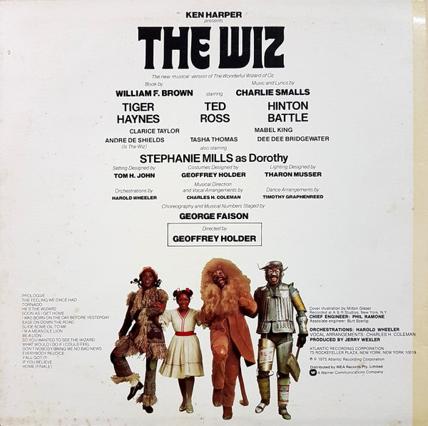 Various – The Wiz (The Super Soul Musical "Wonderful Wizard Of Oz") LP vinyl record, image 2 of 4