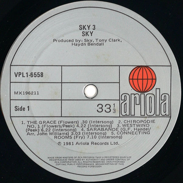 Sky – Sky 3 LP vinyl record, image 3 of 4