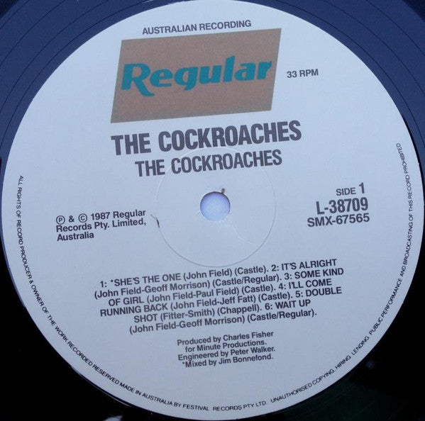 The Cockroaches – The Cockroaches LP vinyl record, image 3 of 6