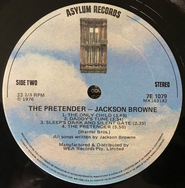 Jackson Browne – The Pretender LP vinyl record, image 4 of 6