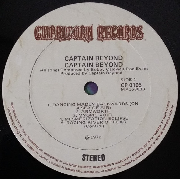 Captain Beyond – Captain Beyond LP vinyl record, image 3 of 4