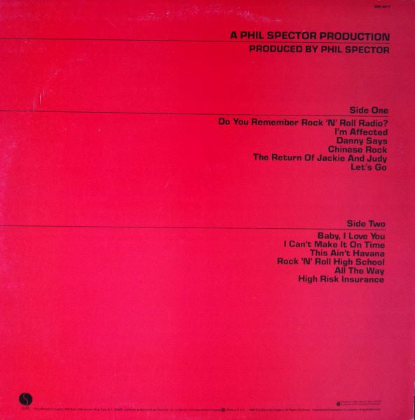 Ramones – End Of The Century LP vinyl record, image 2 of 6