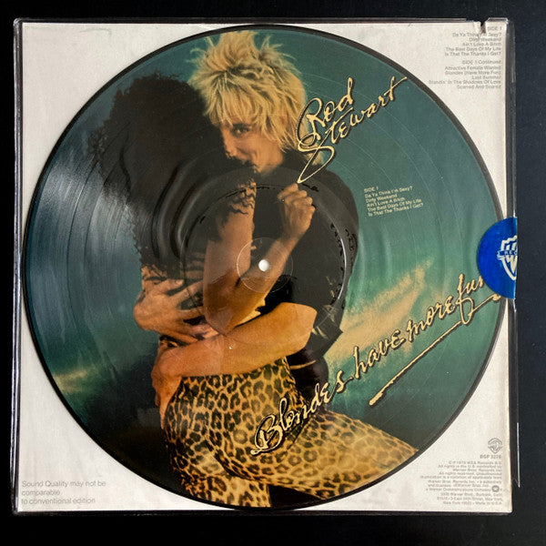 Rod Stewart – Blondes Have More Fun LP vinyl record, image 1 of 5