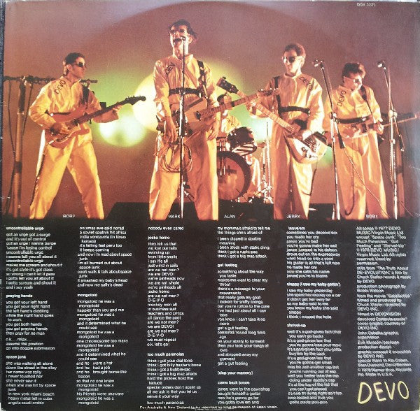 Devo – Q: Are We Not Men? A: We Are Devo! LP vinyl record, image 3 of 6