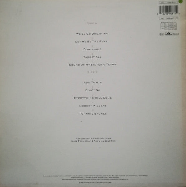 Judie Tzuke – Turning Stones LP vinyl record, image 2 of 8