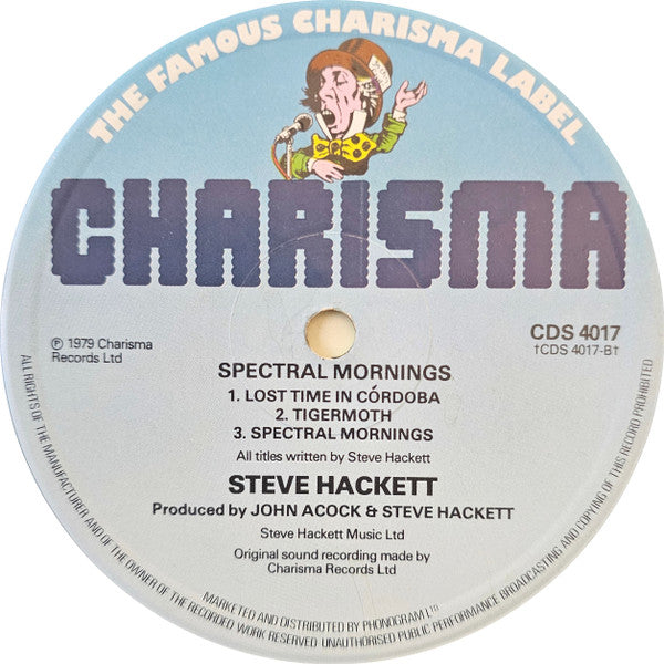 Steve Hackett – Spectral Mornings LP vinyl record, image 4 of 4