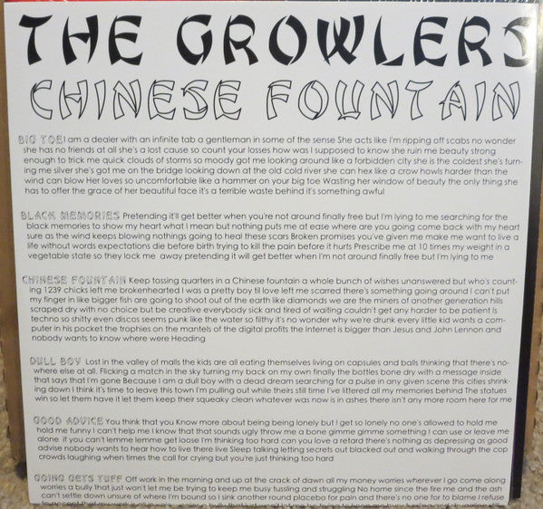 The Growlers – Chinese Fountain LP vinyl record, image 5 of 7