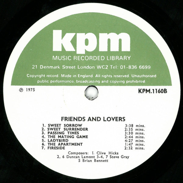 Various – Friends And Lovers LP vinyl record, image 4 of 4