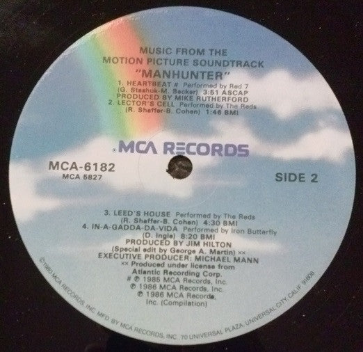 Various – Manhunter LP vinyl record, image 4 of 4
