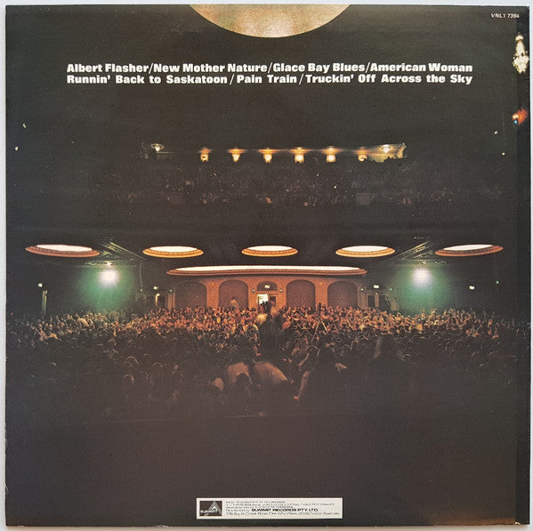 The Guess Who – Live At The Paramount LP vinyl record, image 2 of 4
