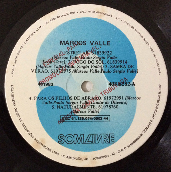 Marcos Valle – Marcos Valle LP vinyl record, image 3 of 6