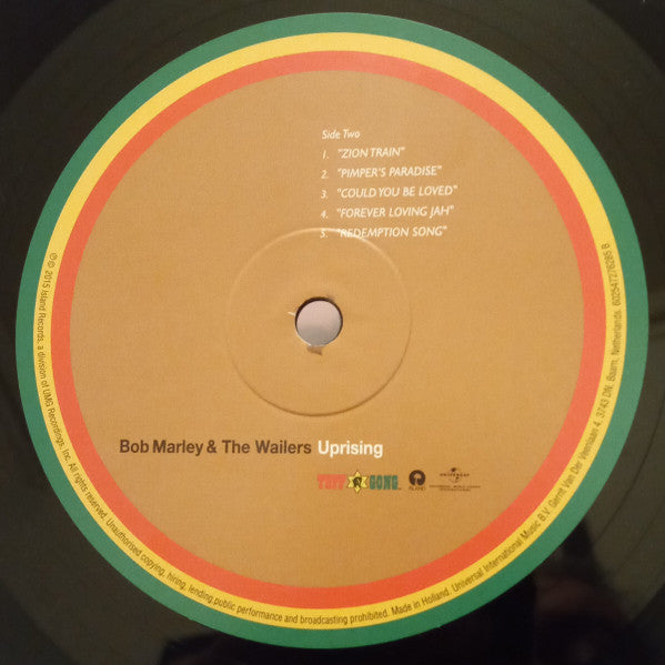 Bob Marley & The Wailers – Uprising LP vinyl record, image 4 of 4