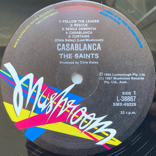 The Saints – Casablanca LP vinyl record, image 3 of 5