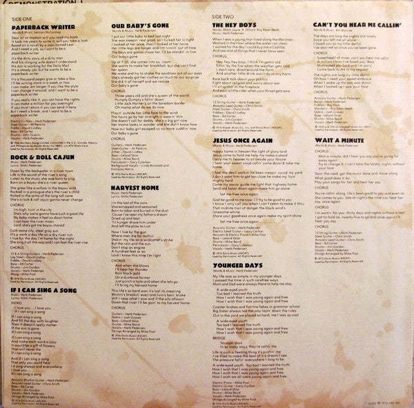 Herb Pedersen – Southwest LP vinyl record, image 5 of 6