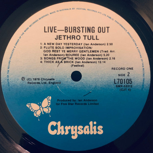 Jethro Tull – Live - Bursting Out (2xLP) LP vinyl record, image 10 of 10