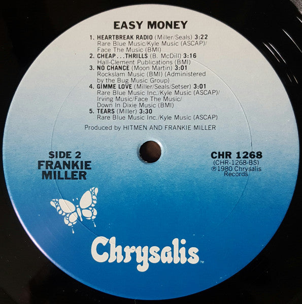 Frankie Miller – Easy Money LP vinyl record, image 4 of 4