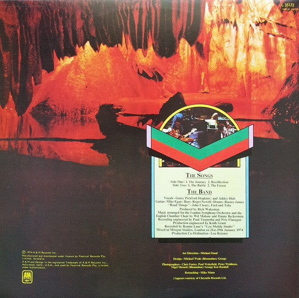 Rick Wakeman – Journey To The Centre Of The Earth LP vinyl record, image 4 of 10