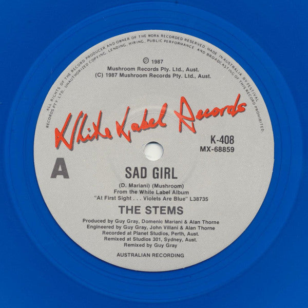 The Stems – Sad Girl 7" vinyl record, image 3 of 4