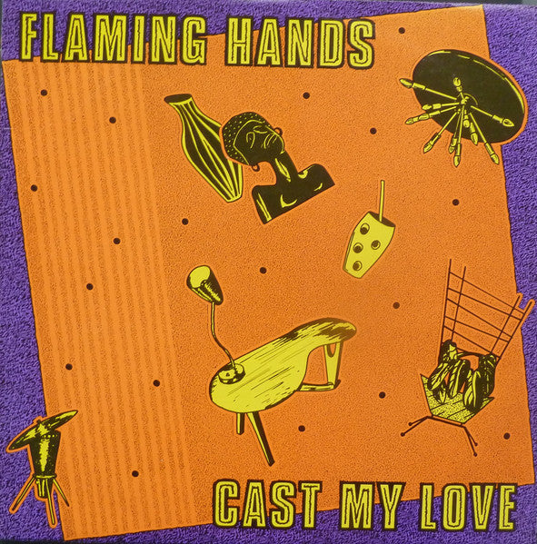 Flaming Hands – Cast My Love (Extended Dance Mix) 12" vinyl record, image 1 of 3