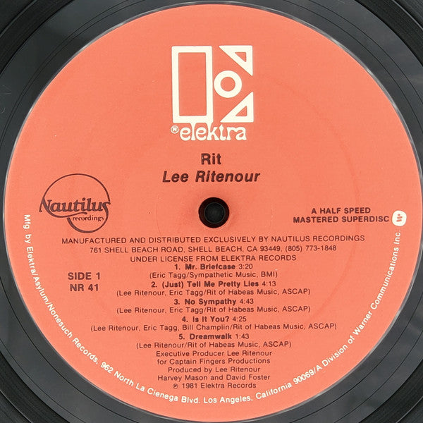 Lee Ritenour – Rit LP vinyl record, image 3 of 5