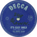The Moody Blues – Go Now ! / It's Easy Child 7" vinyl record, image 2 of 3