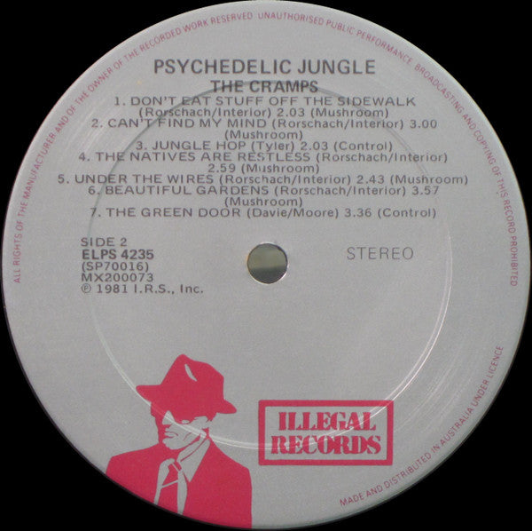 The Cramps – Psychedelic Jungle LP vinyl record, image 4 of 4