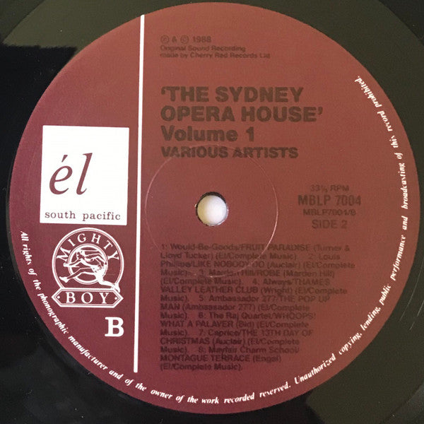 Various – The Sydney Opera House Volume One LP vinyl record, image 4 of 5